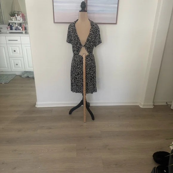 Free People Black and White Mini Dress - Picture 10 of 10